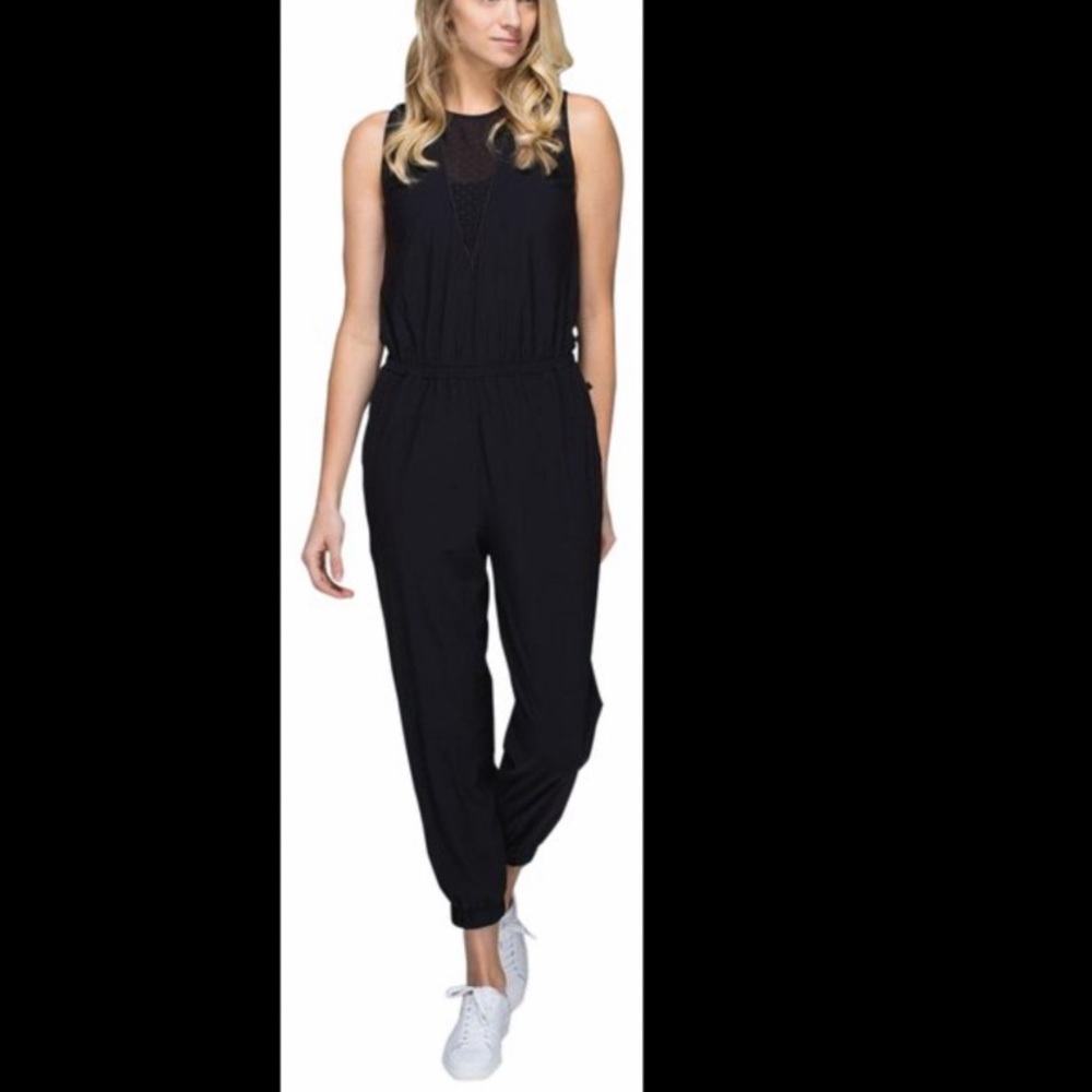 Black Lululemon party onesie
